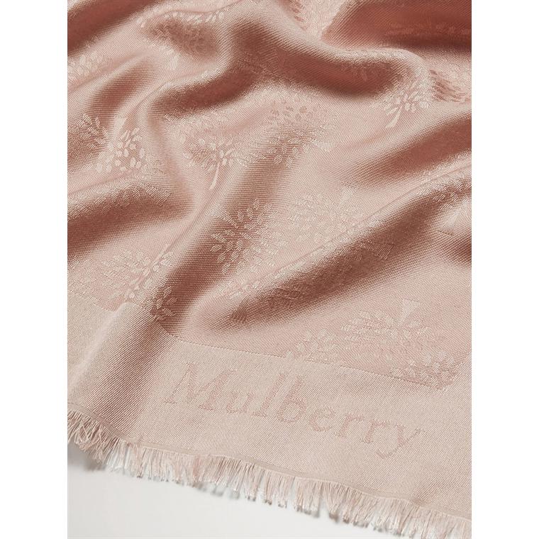 Mulberry Tree Square Rosewater Silk Cotton